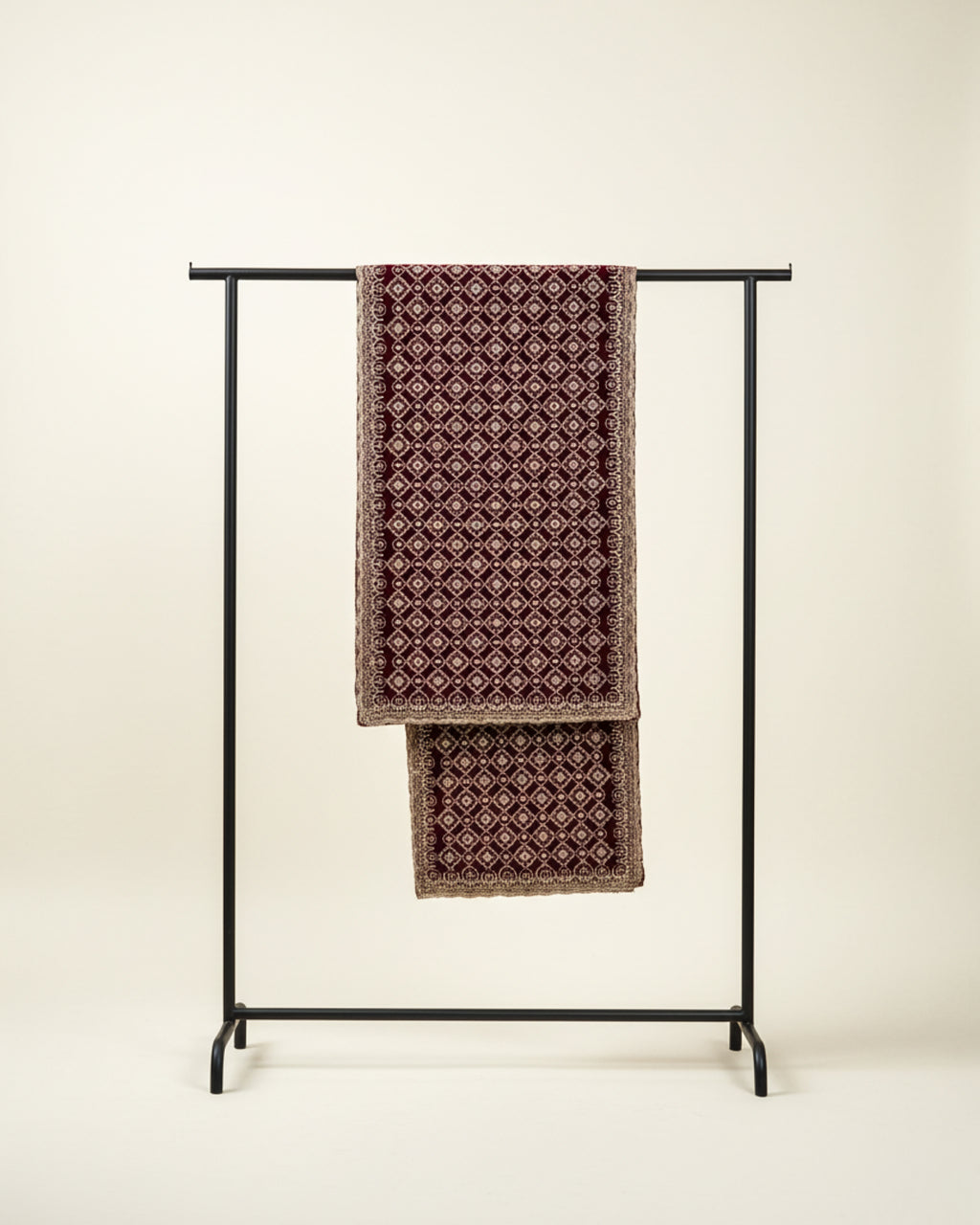 Luxury Embroidered Crystal Velvet Shawl